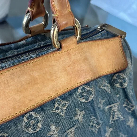 LOUIS VUITTON CANVAS MONOGRAM DENIM Neo Speedy - Picture 9 of 16